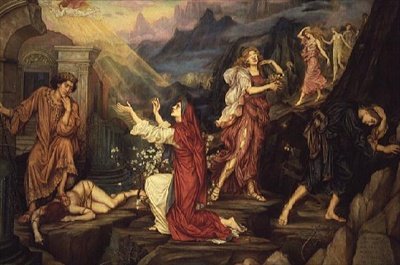 Údolí stínů od Evelyn De Morgan