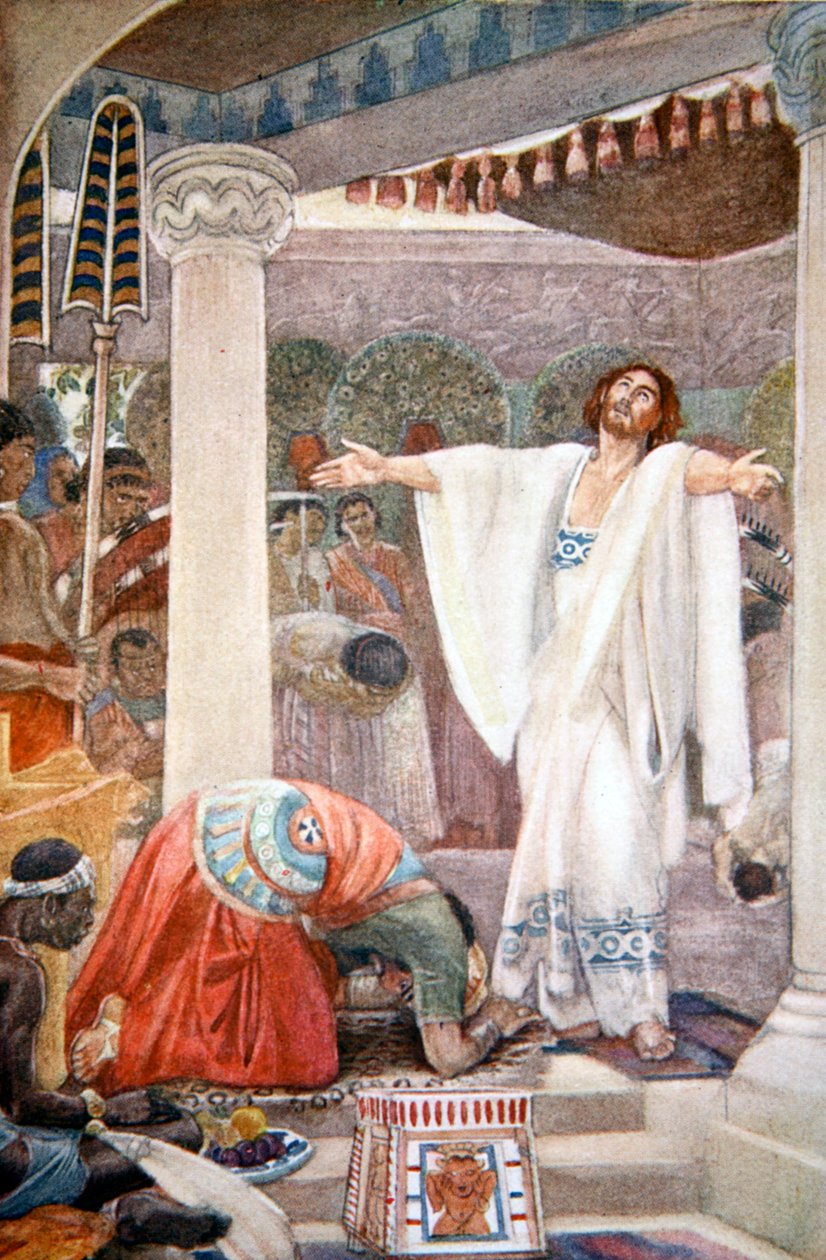 „Daniel vykládá sen o Nabuchodonozorovi“, 1916. od Evelyn Paul