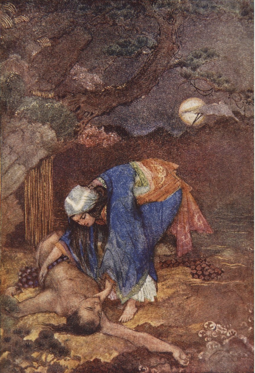 Matsu zachraňuje Teoyo, ilustrace z 