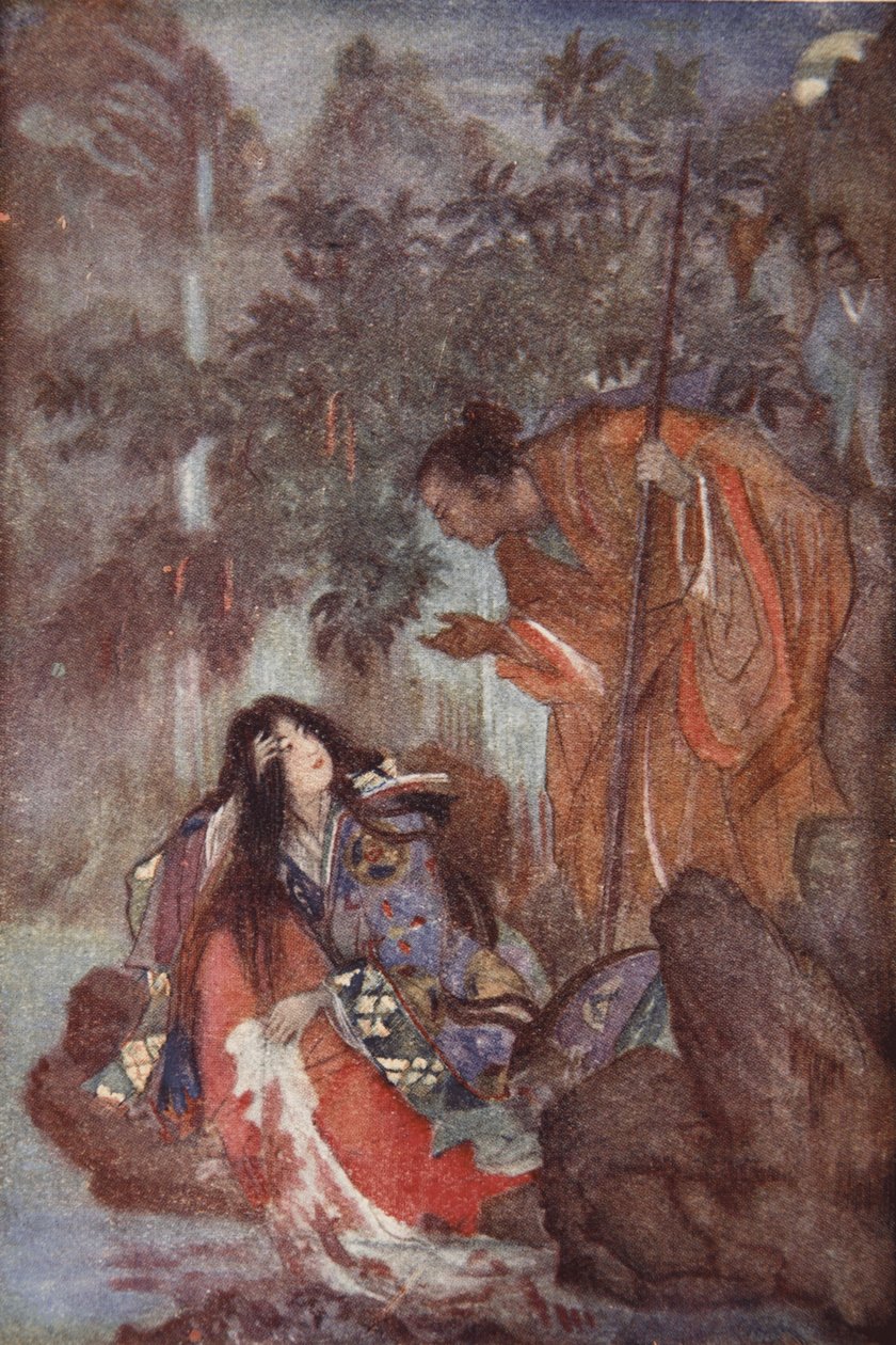 Raiko a začarovaná dívka, ilustrace z 