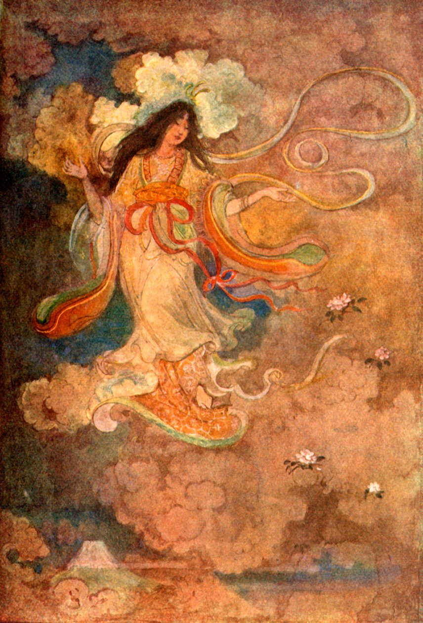 "Sengen, bohyně hory Fuji", 1912. od Evelyn Paul