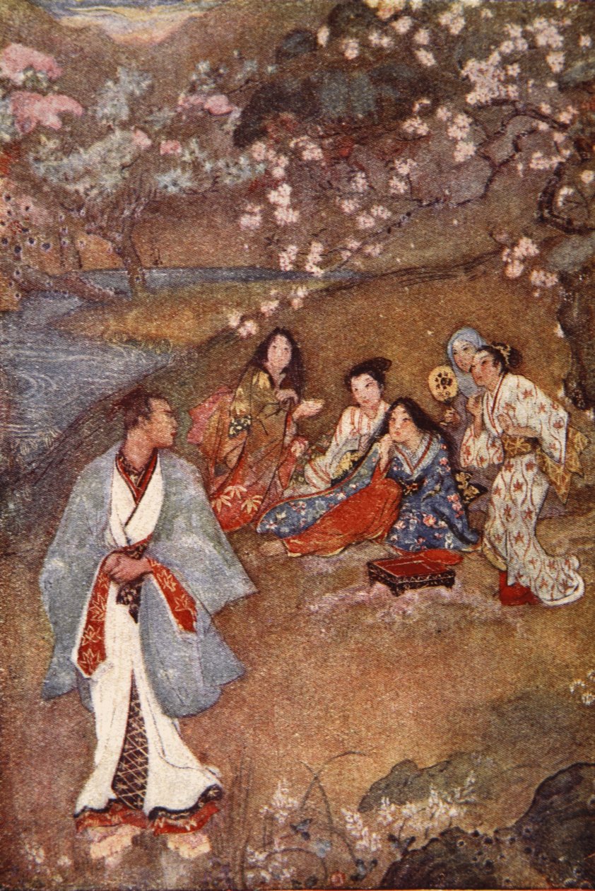Šindel a Yoshizawa u Fialové studny, ilustrace z 