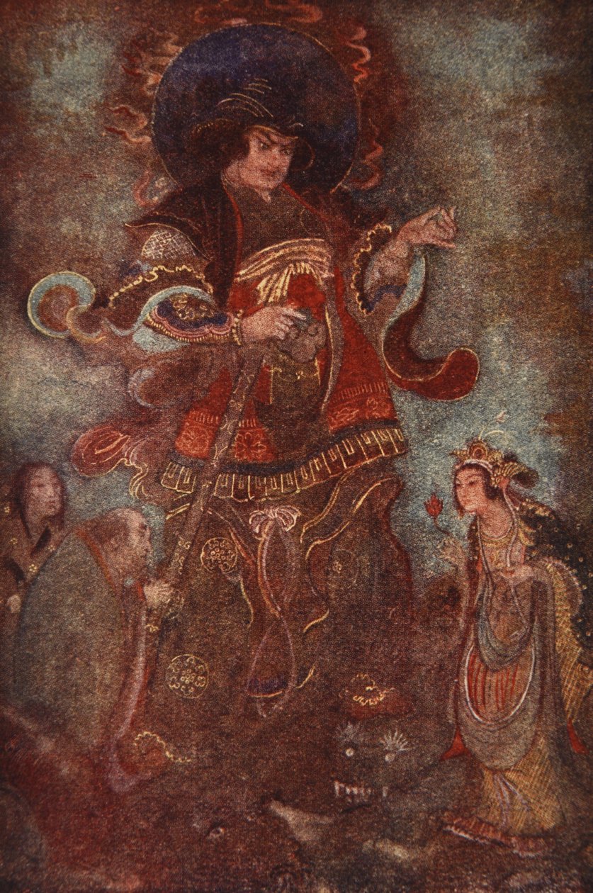 Susa-no-o a Kushi-nada-hime, ilustrace z 