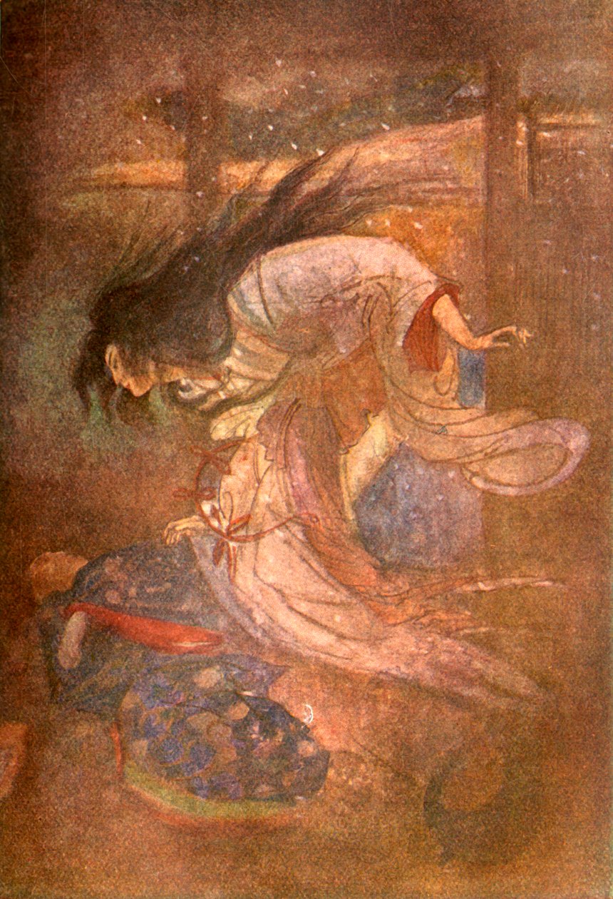 „Yuki-Onna, paní sněhu“, 1912. od Evelyn Paul