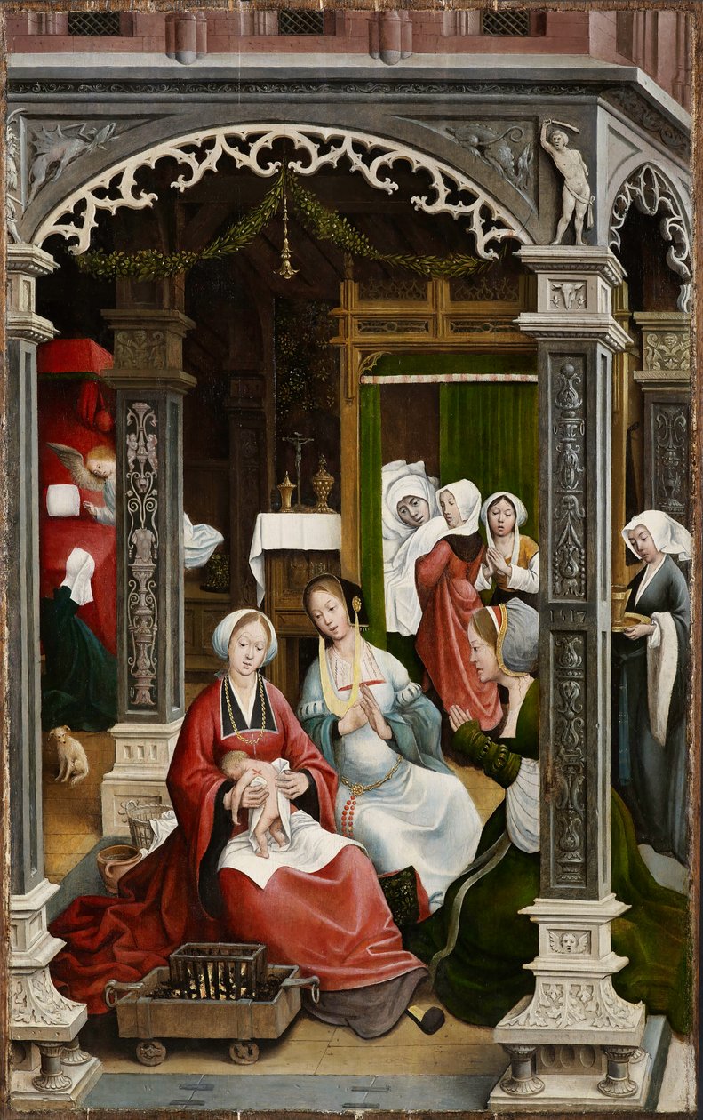 Scéna ze života svatého Rocha, 1517. od Everaert Orley