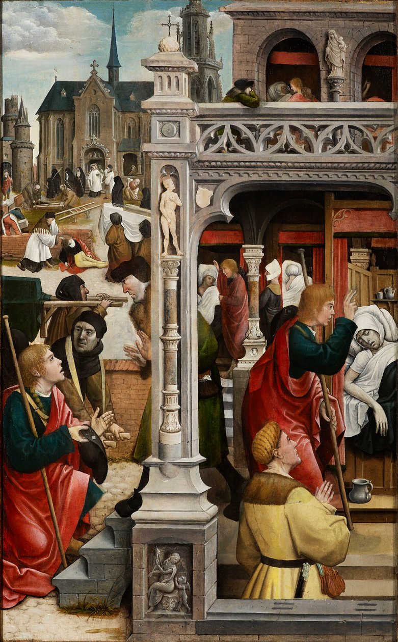 Scéna ze života svatého Rocha, 1517. od Everaert Orley