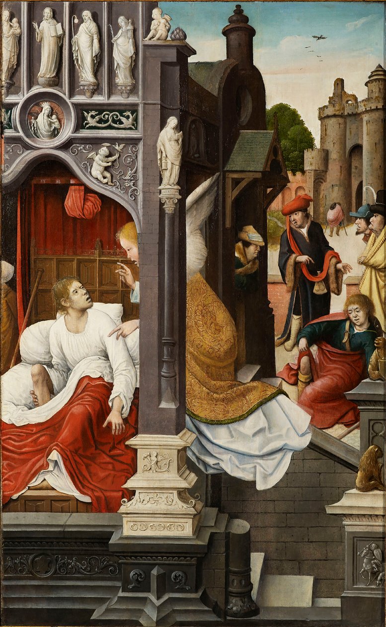Scéna ze života svatého Rocha, 1517. od Everaert Orley
