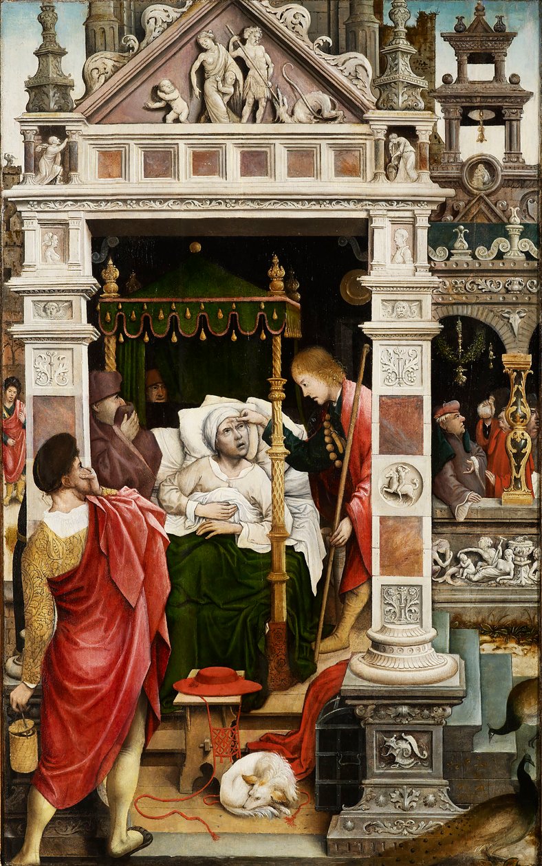 Scéna ze života svatého Rocha, 1517. od Everaert Orley
