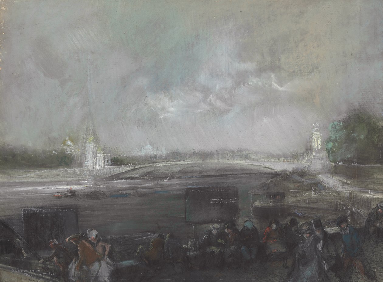 Alexander Bridge, Paříž od Everett Shinn