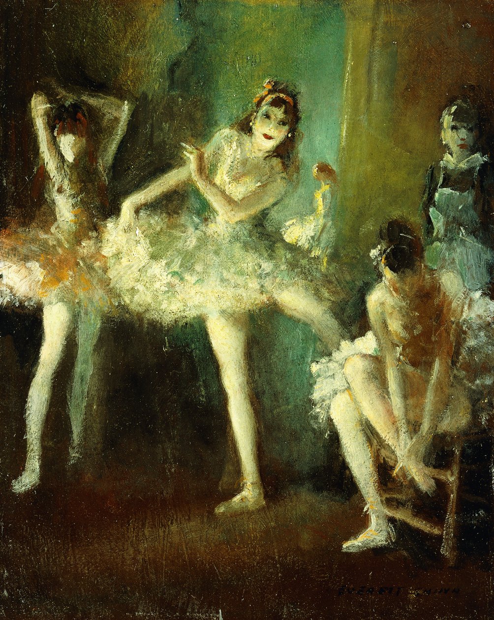 Baletní dívky od Everett Shinn