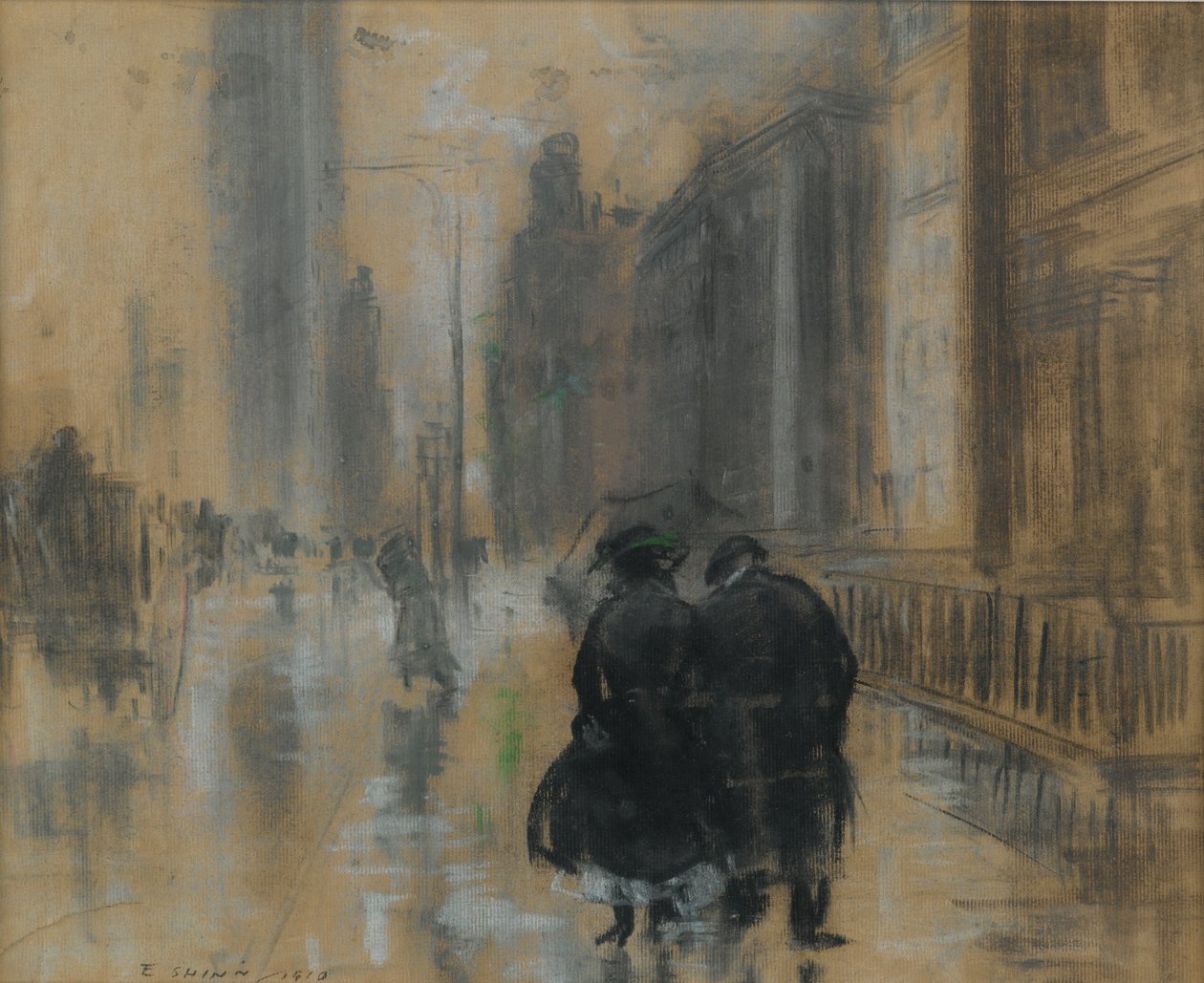 Pátá avenue od Everett Shinn