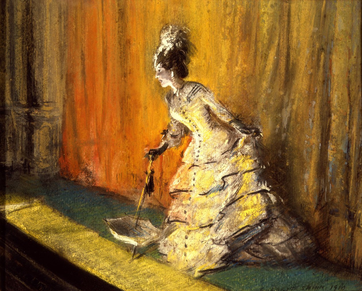 Jevištní kostým od Everett Shinn