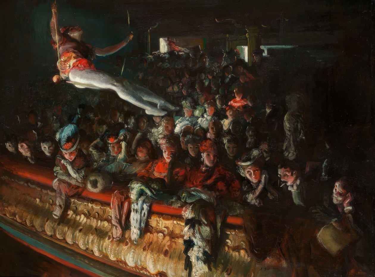 Hippodrom, Londýn od Everett Shinn