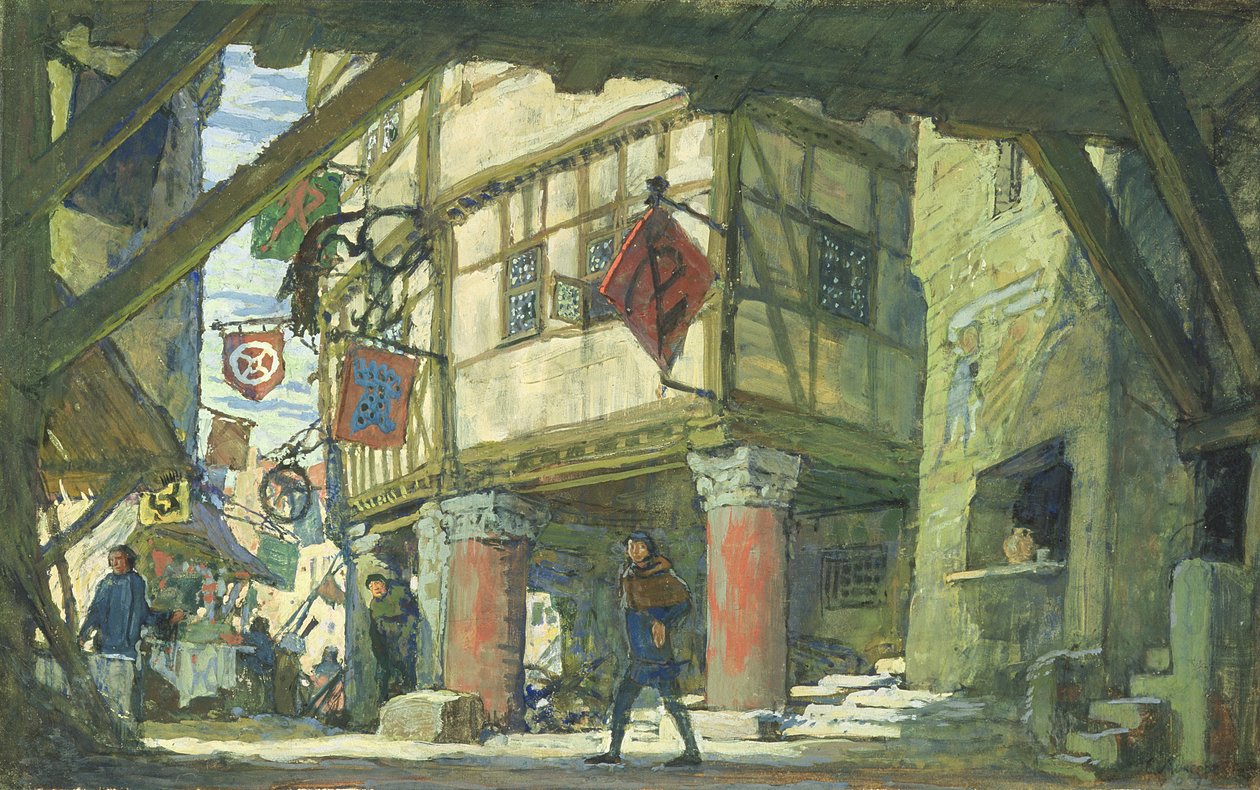 Scénický design pro divadelní veletrh v Indict of St Dionysius