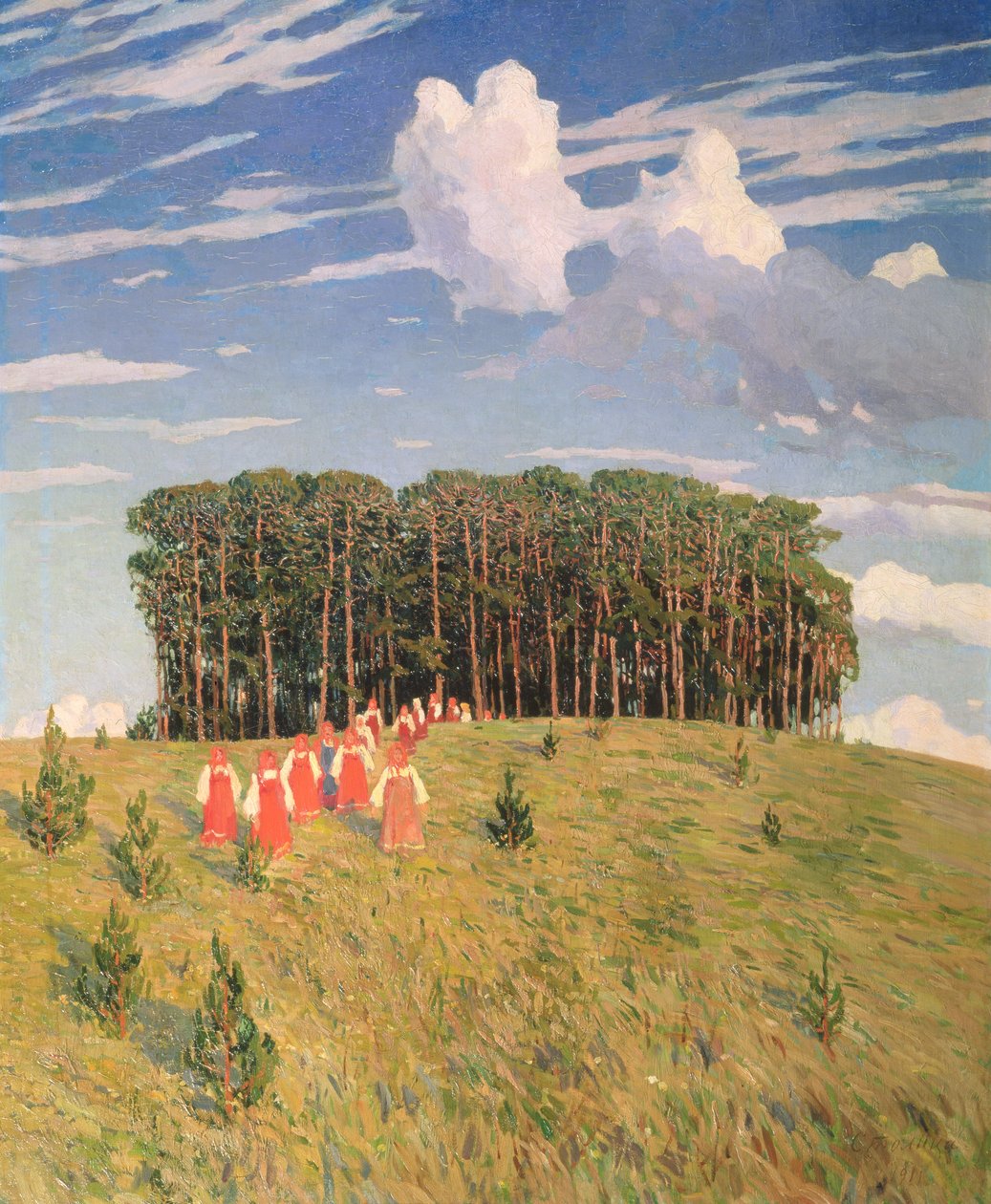 Slovanská slavnost, 1911 od Evgeny Ivanovich Stolista