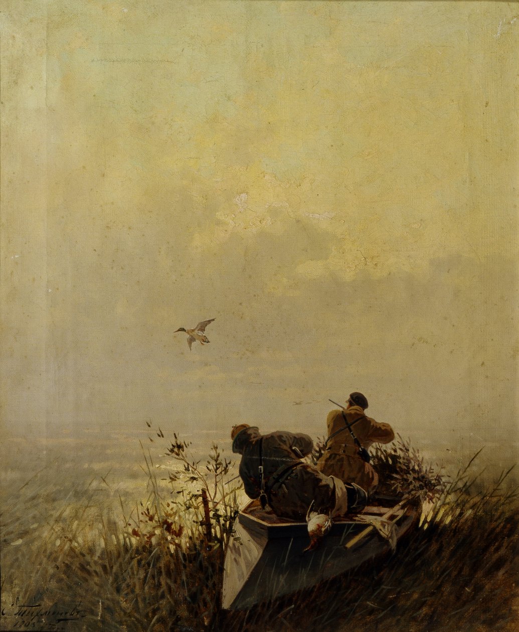 Lov kachen, 1905 od Evgeny Alexandrovich Tichmenev