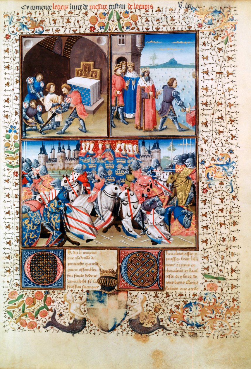 Galahad a Camelot, 1463 od Evrard d