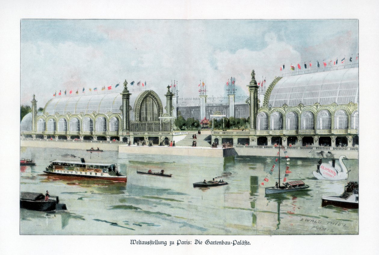 Palác zahradnictví, světová výstava v Paříži, 1889, 1900. od Ewald Thiel