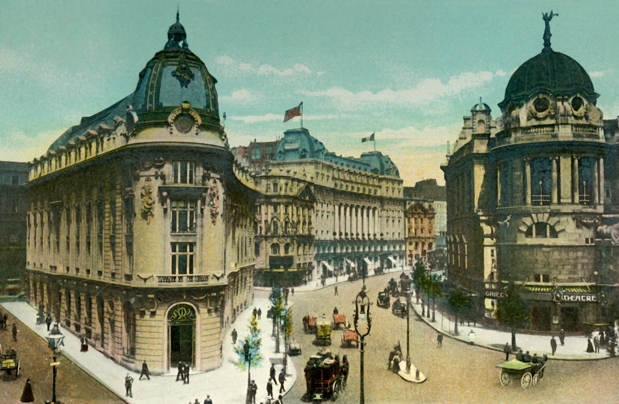 Aldwych and Gaiety Theatre, c1900s. od Eyre and Spottiswoode