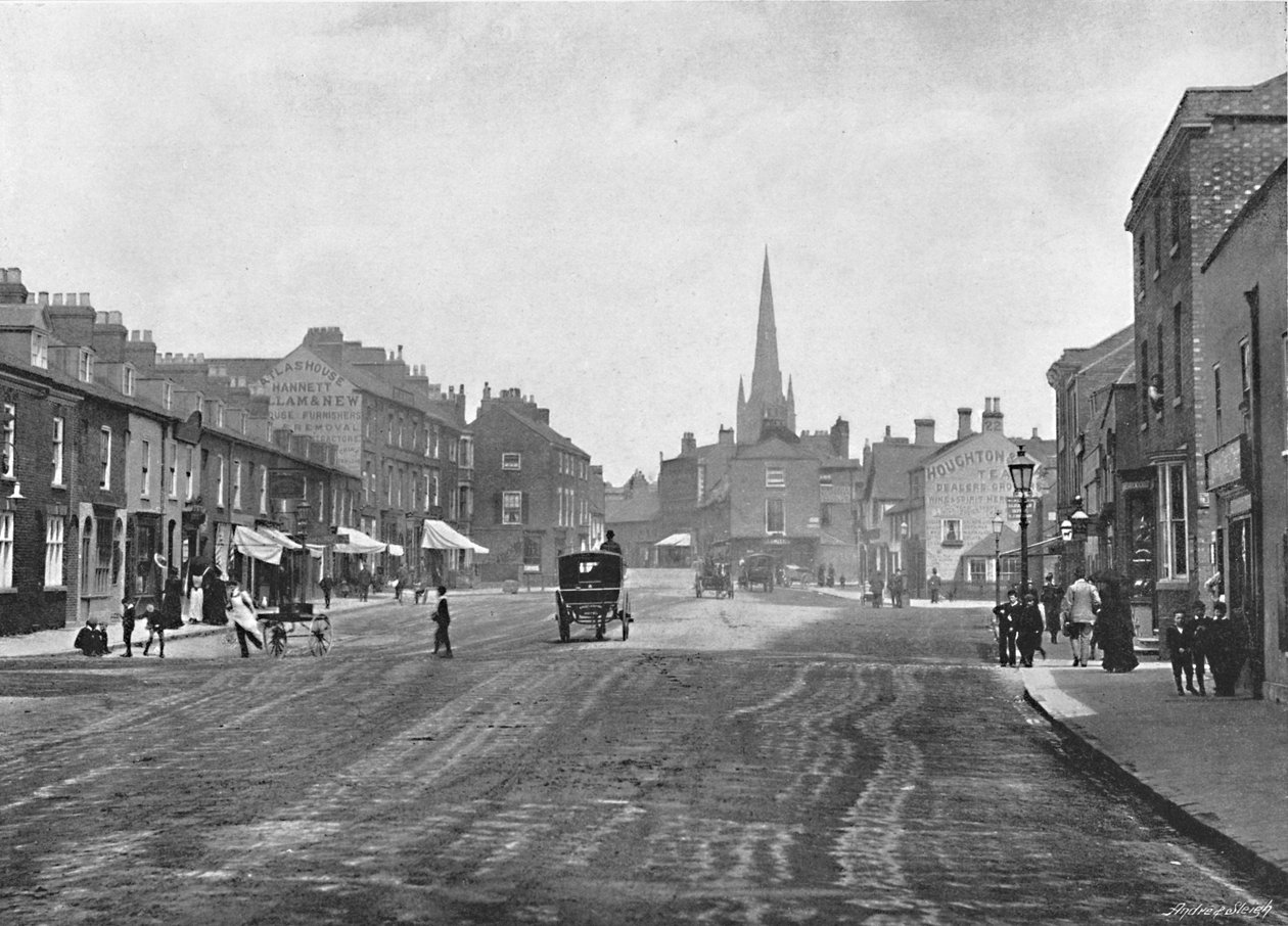 Westgate, Grantham, c1896 od Eyre and Spottiswoode