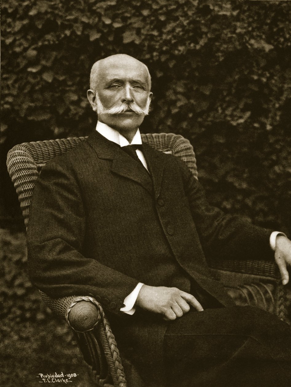 Don Jose Yves Limantour, 1908 (čb fotografie) od F. L. Clarke
