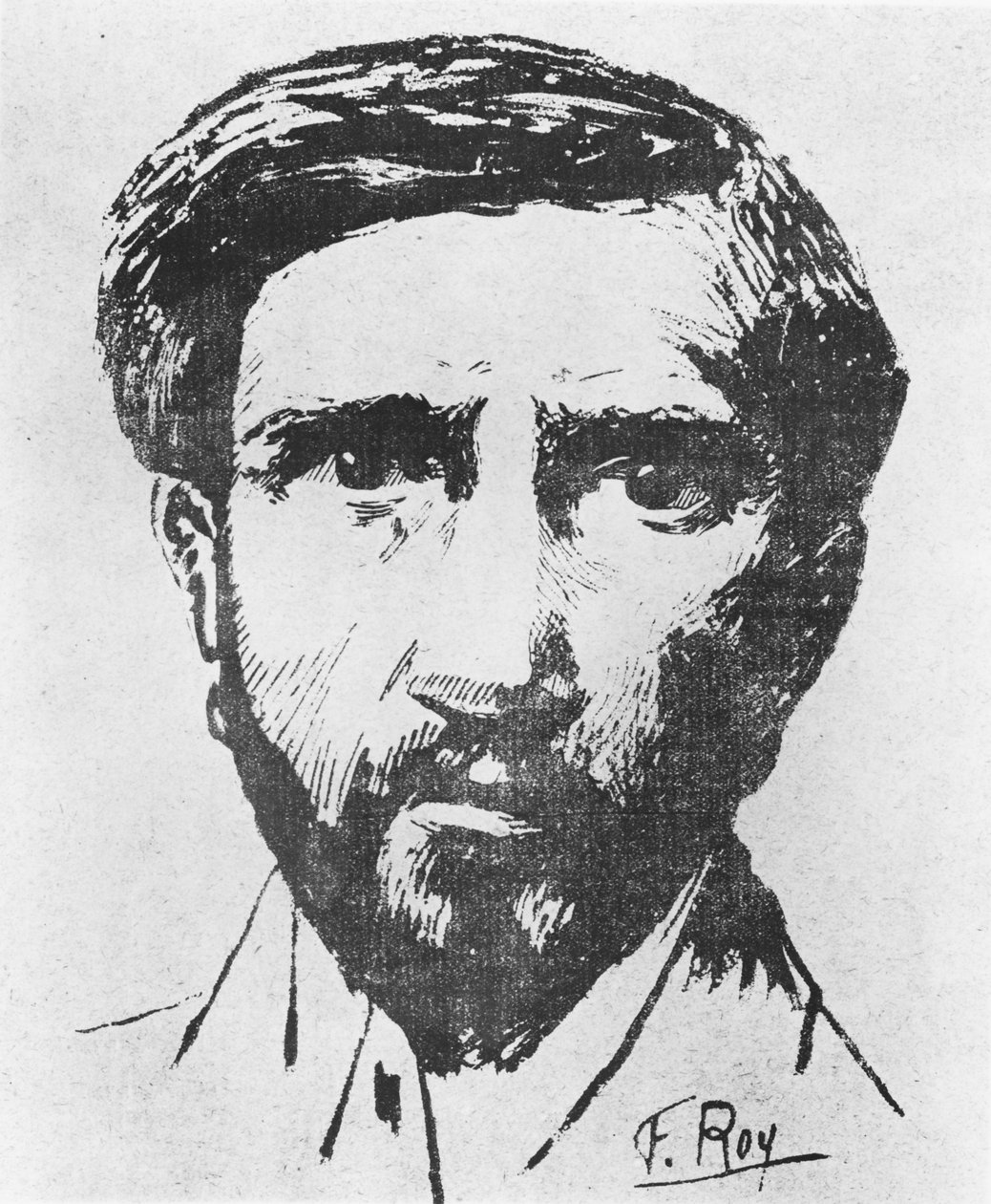 Portrét Charlese Maurrase, kolem roku 1898 od F. Roy