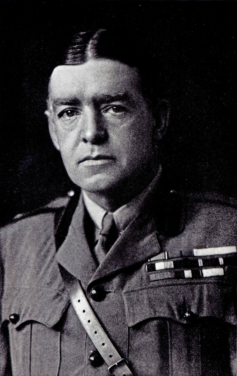 Major Sir Ernest Shackleton, 1918 (černobílá fotografie) od F.A Swaine