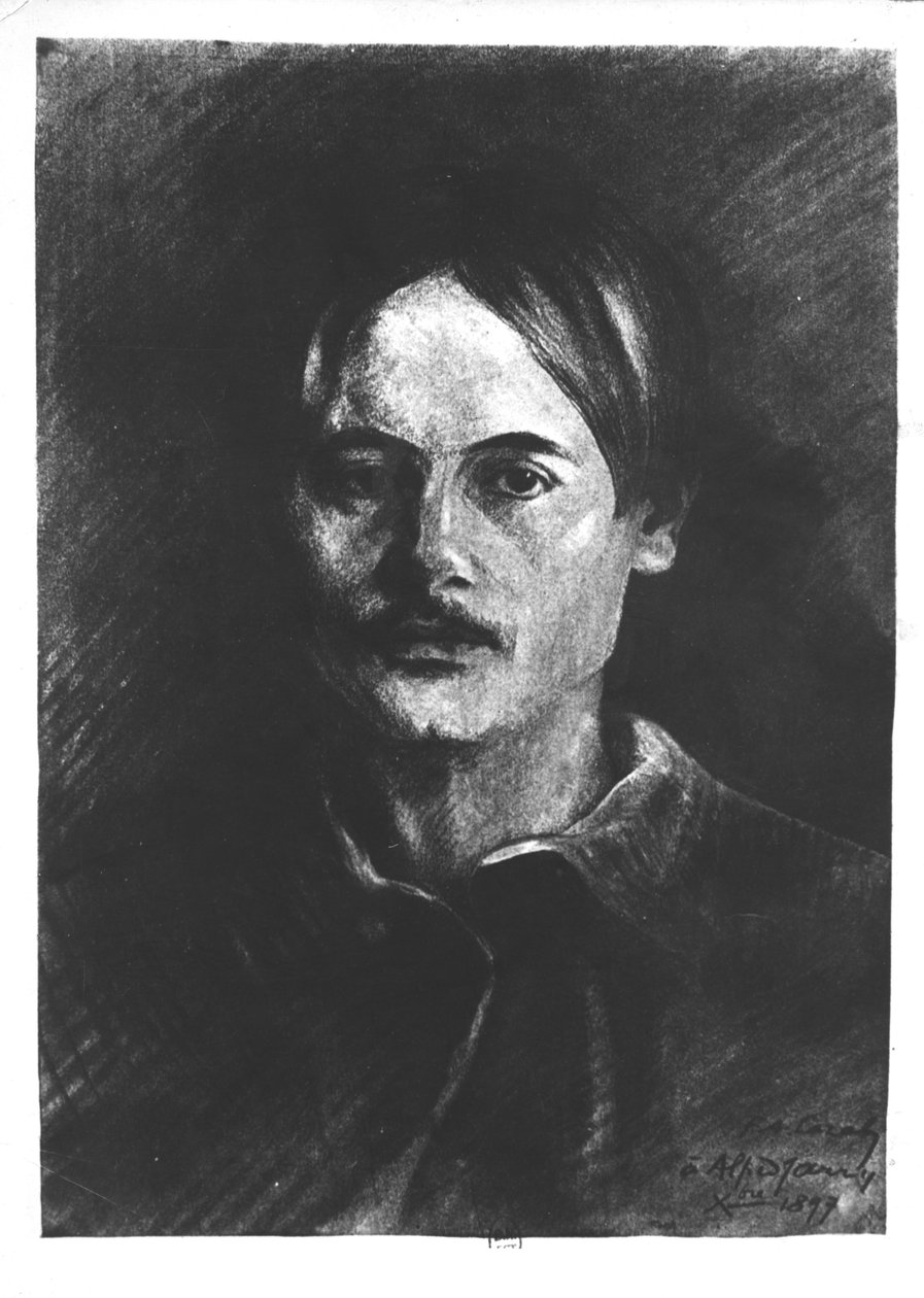 Portrét Alfreda Jarryho (1873-1907) 1899 od F.A. Cazals