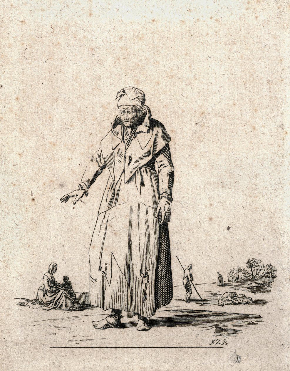 Rolnice (rytina) od F.D.B. Monogrammist