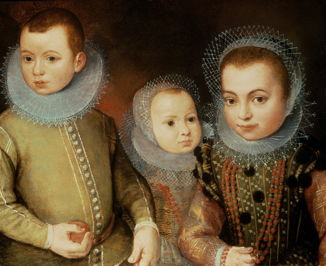 Portrét tří tudorovských dětí od F.F.