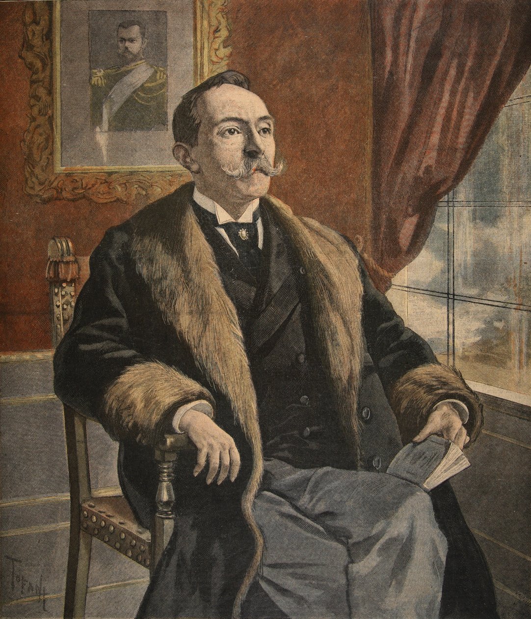 Ruský velvyslanec, ilustrace z 