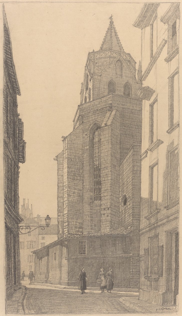Apsida St.-Didier, Avignon od F.L. Griggs