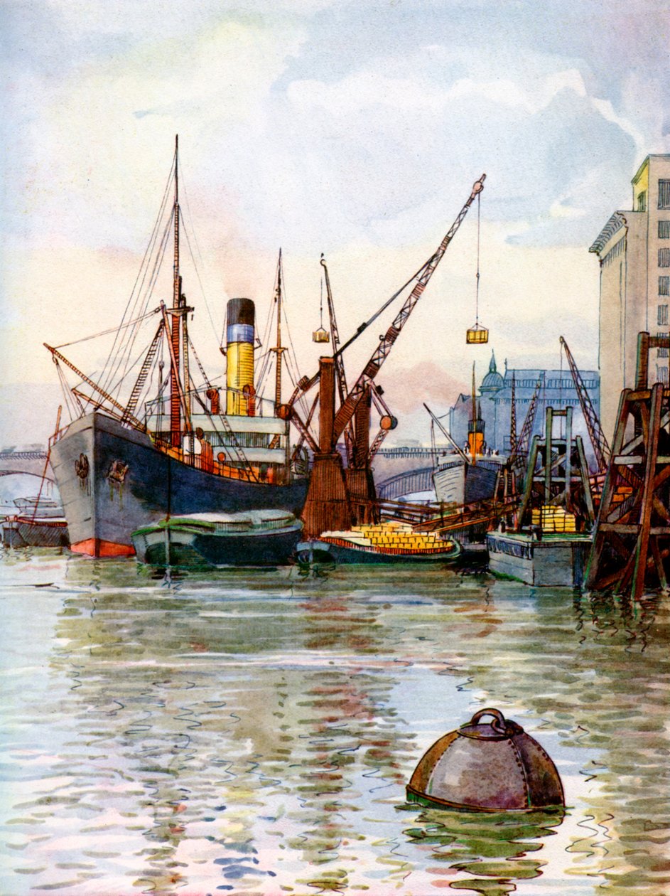 The Pool of London, 1924-1926 od FP Dickinson