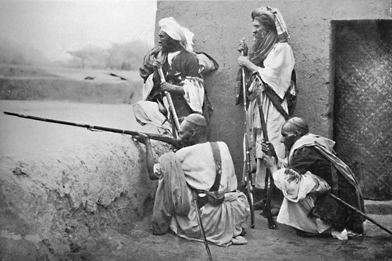Afridis na válečné stezce, 1902 od F. Bremner