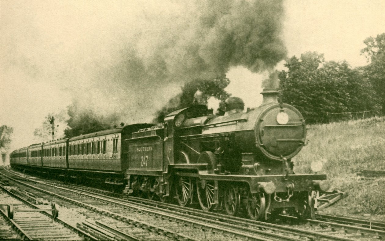 Margate Express, Southern Railway, 1930. od F. E Mackay