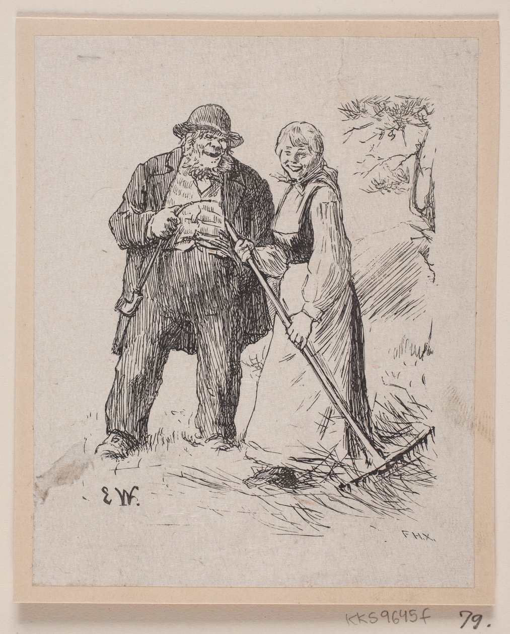 Ilustrace k filmu "Nevěsta gentlemana" od F. Hendriksen
