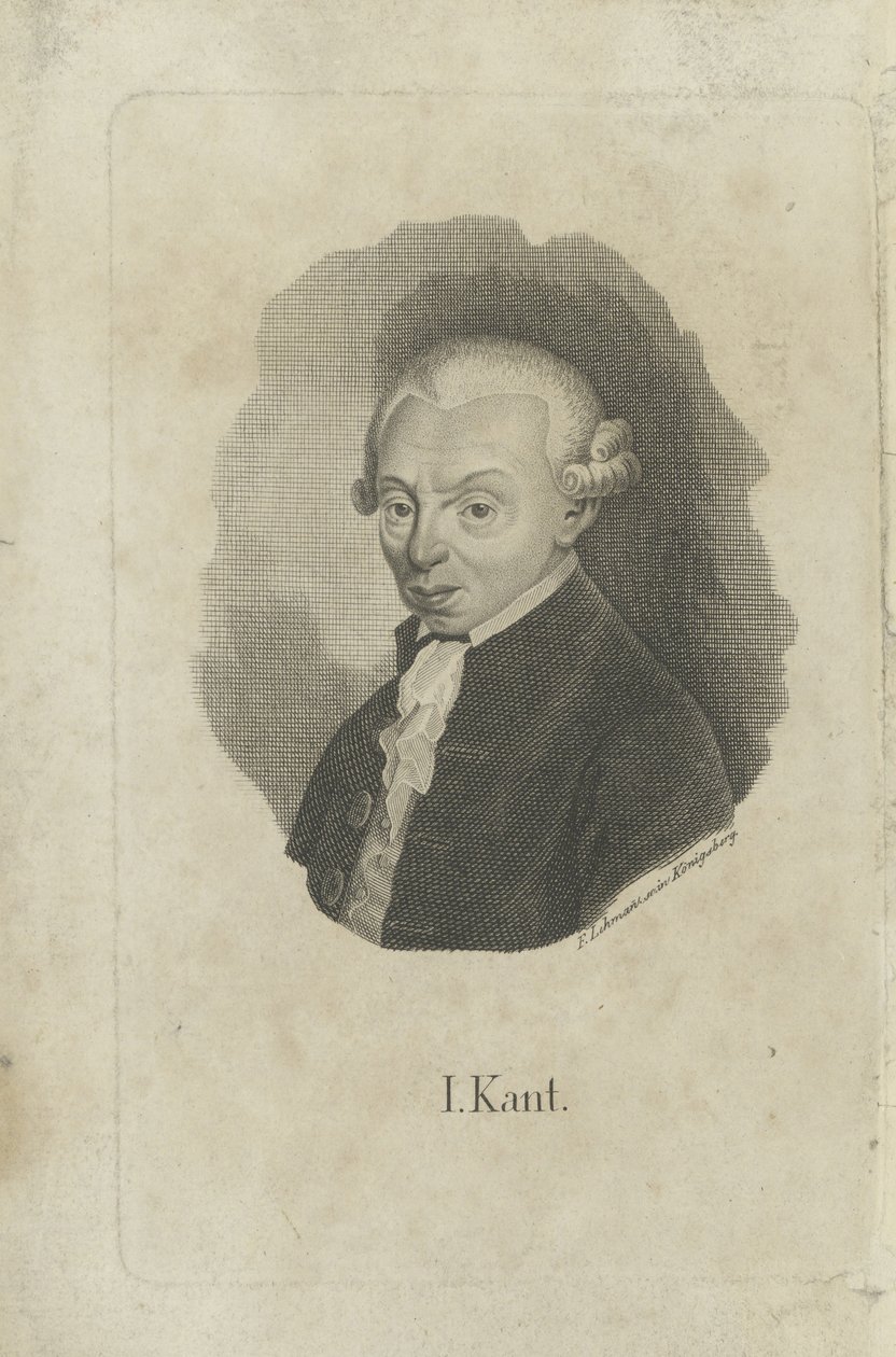 Portrét Immanuela Kanta 1724-1804, cca 1820. od F. L. Lehmann
