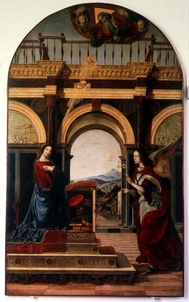 Zvěstování od F. and Scacceri A. Bianchi Ferrari