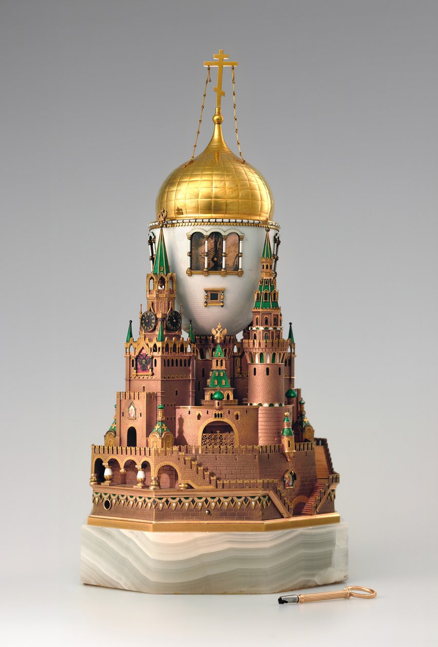 Velikonoční vajíčko Moskevský Kreml, 1904-1906 od Factory Fabergé Russian Master