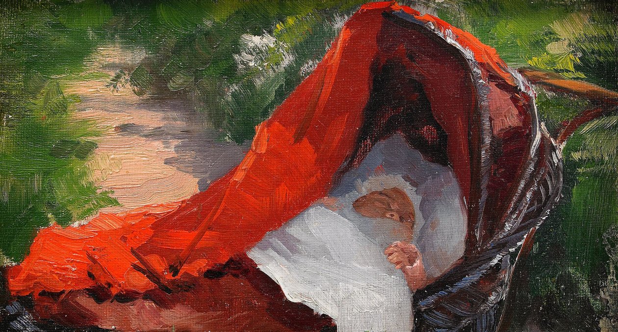 Spi tak sladce - dítě v kočárku od Fanny Brate
