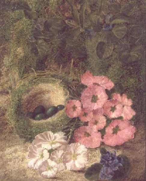 Jaro (hnízdo s psími růžemi) od Fanny Jane Bayfield