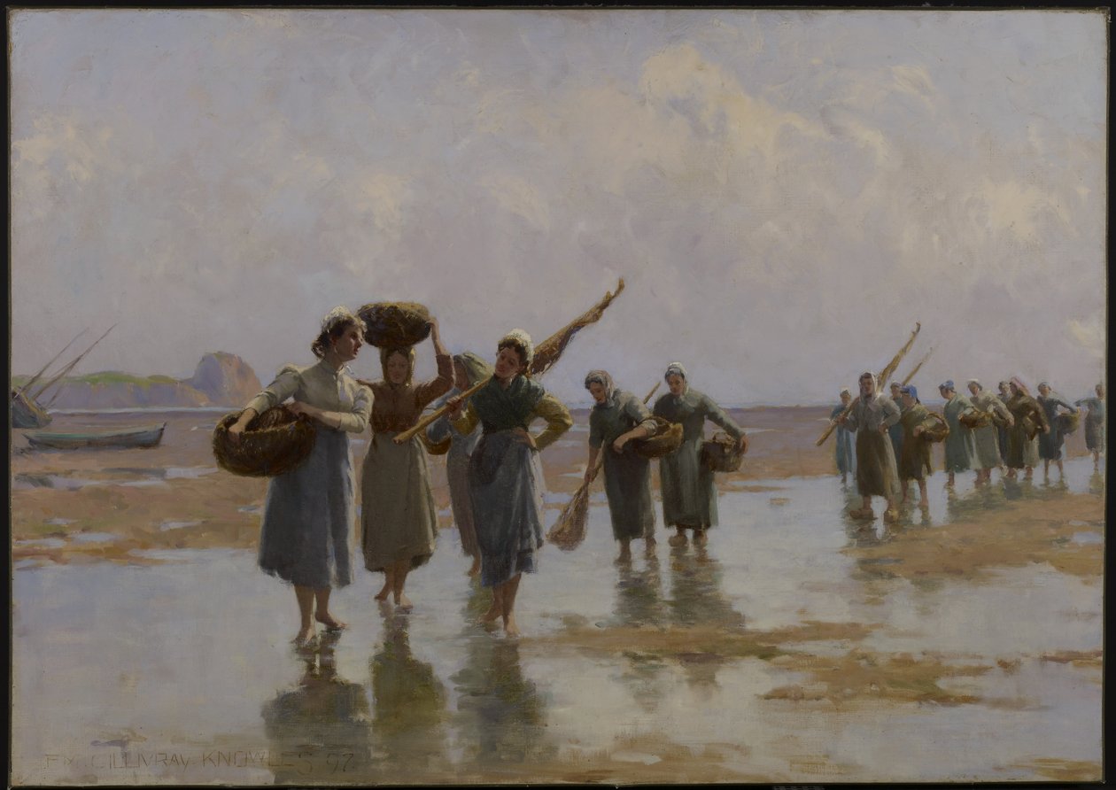Ženy na pláži, 1897 od Farquhar McGillivray Knowles