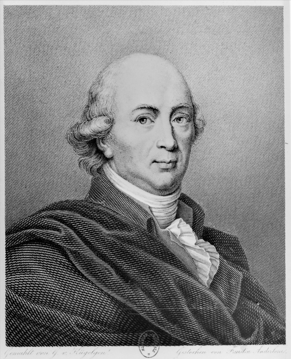 Portrét Johanna Gottfrieda Herdera od Faustino Anderloni