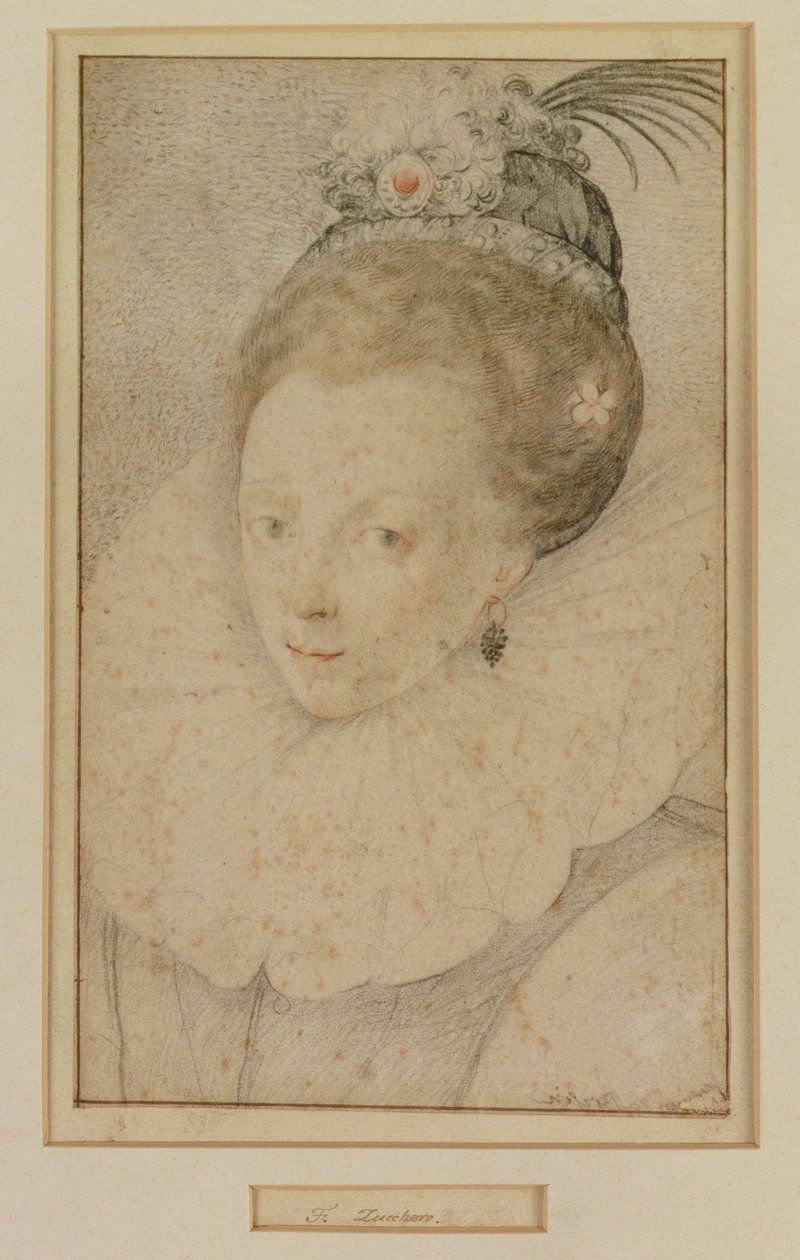 Portrét královny Alžběty I. (1533-1603) 16. století od Federico Zuccaro