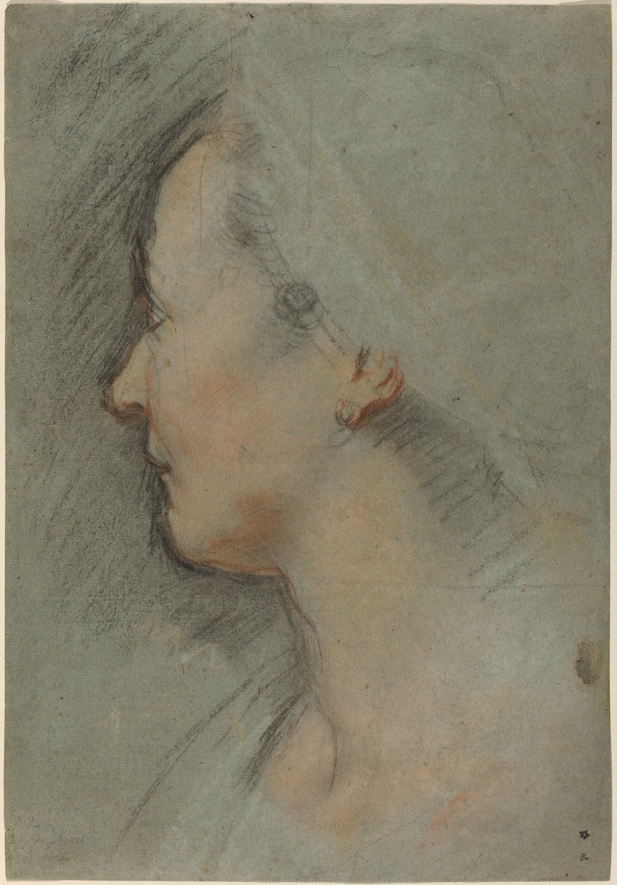 Hlava ženy od Federico Barocci