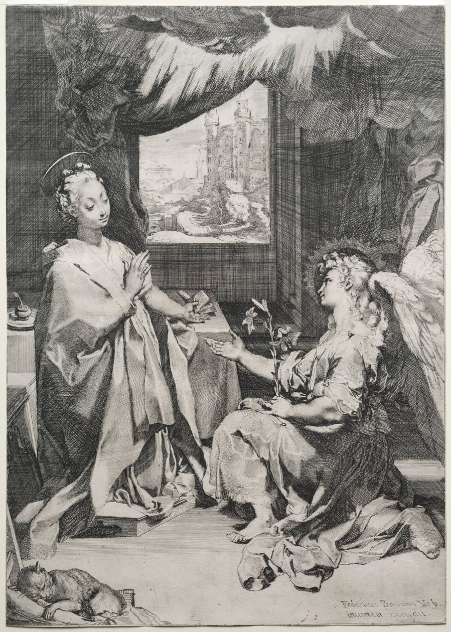 Zvěstování, c. 1585. od Federico Barocci