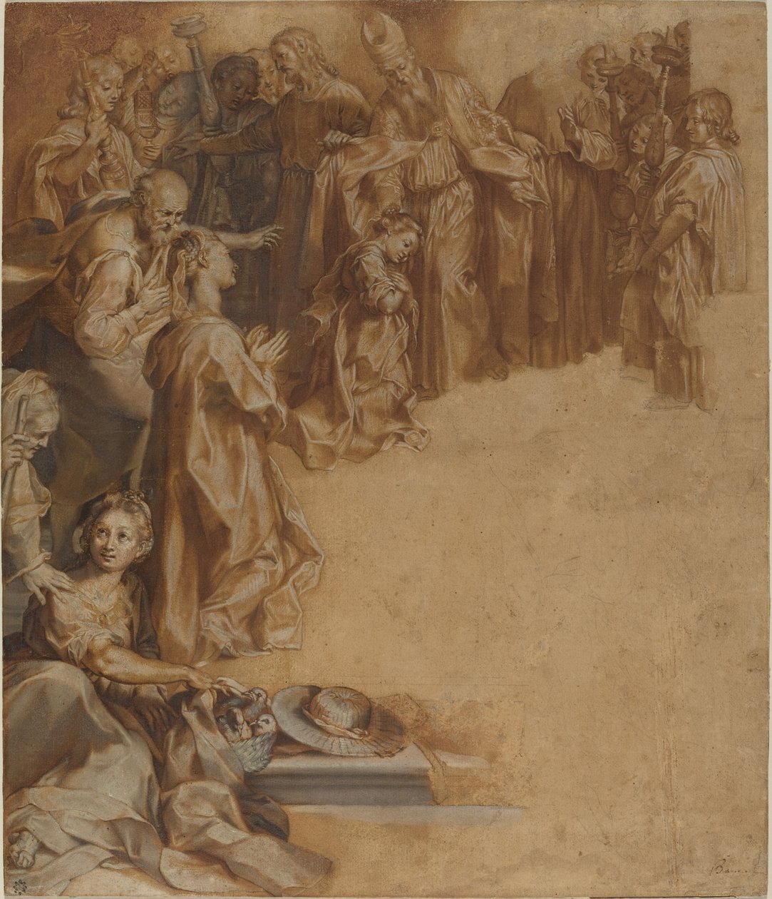 Uvedení Panny Marie do chrámu od Federico Barocci