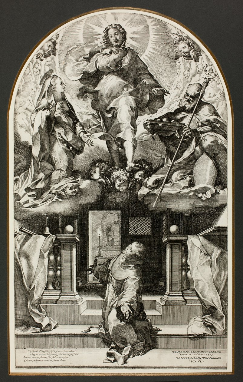 Vize svatého Františka od Federico Barocci