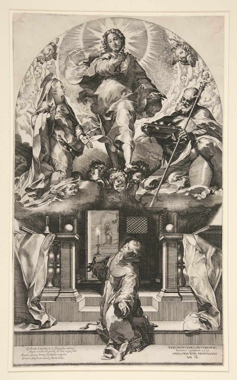 Vidění sv. Františka (Odpuštění sv. Františka) od Federico Barocci