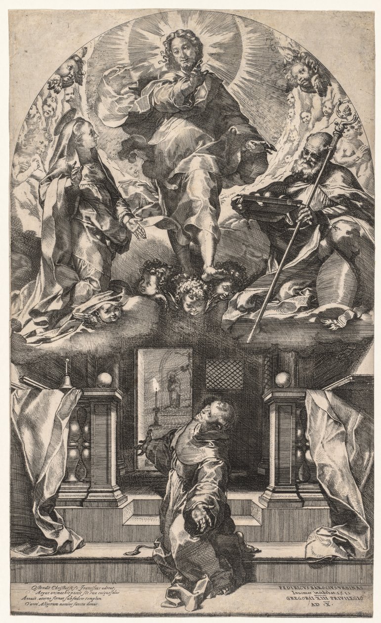 Vidění svatého Františka od Federico Barocci